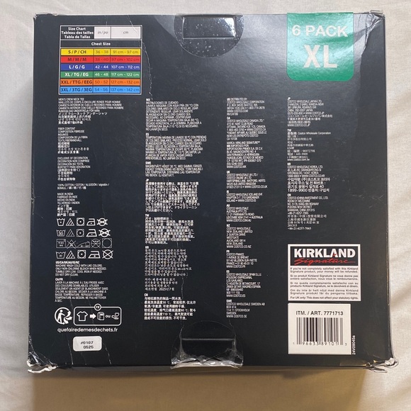 Kirkland Signature XL Men's White Crew Neck Tees - Picture 5 of 6